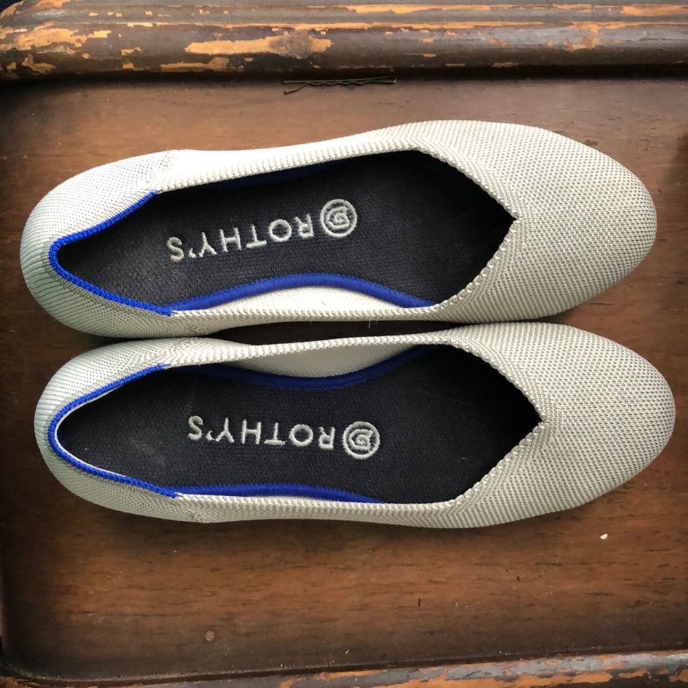 Rothys Flax Birdseye Flat - 8